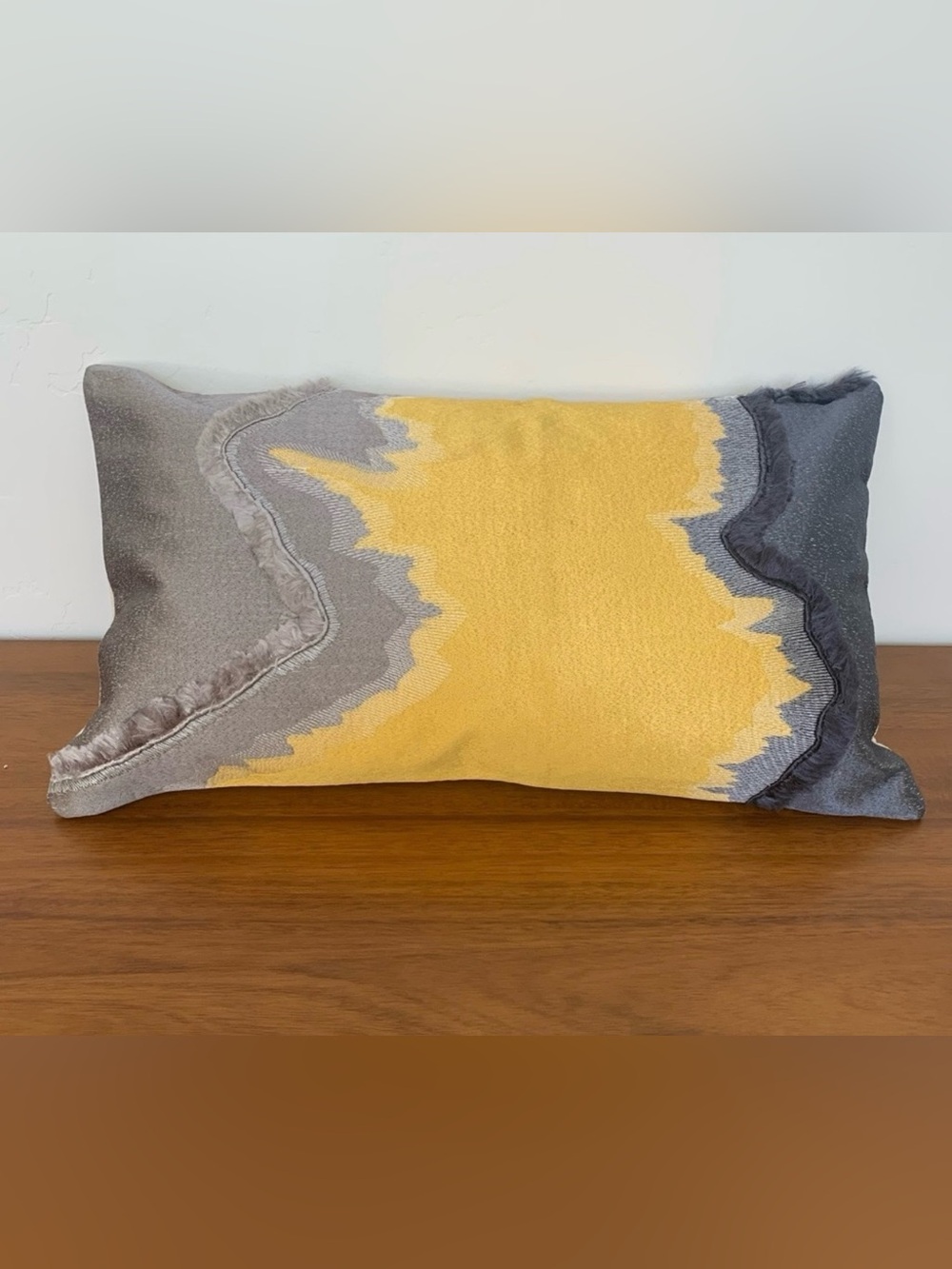 West Elm Flame-stitch Lumbar Pillow Cover 12”x21”